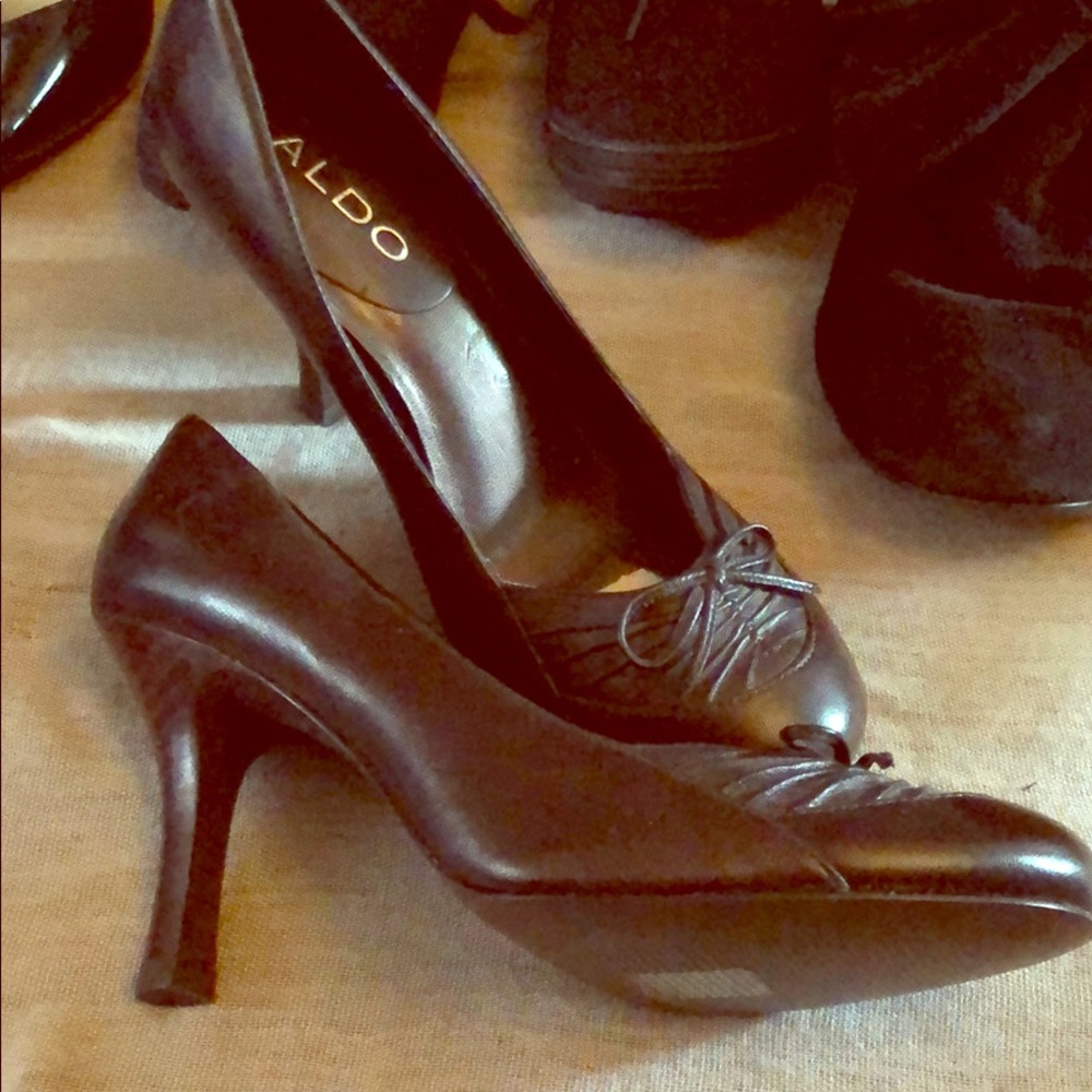 Aldo Brown Heels